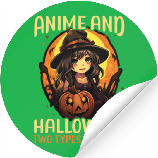 Anime Halloween Kawaii Trick Or Treat Spooky Manga Stickers