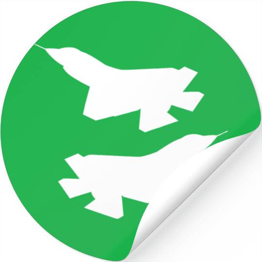F35 silhouette Stickers