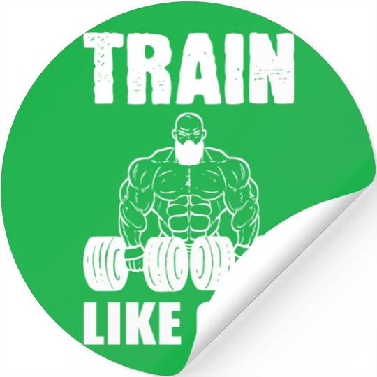 Train Like God Gym Instructor Gift Stickers