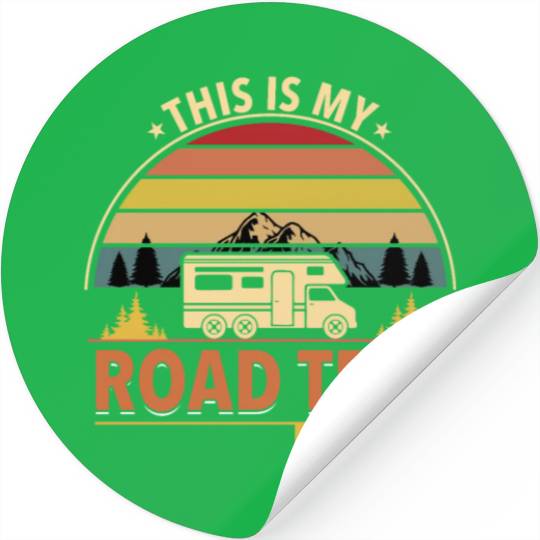 This Is My Road Trip Stickers - Camper Gift Stickers