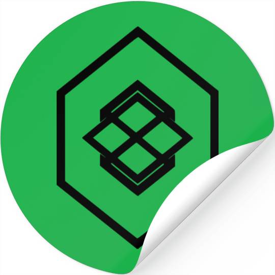 geometric design Stickers