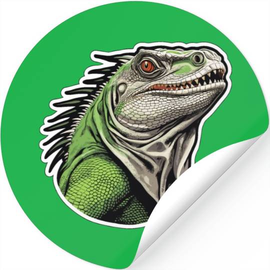 Iguana - Enchanted Wilderness Stickers