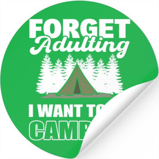 Adulting Life Nature Lover Stickers