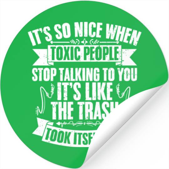 Funny Toxic People Stop Talking To Me Introverted Stickers