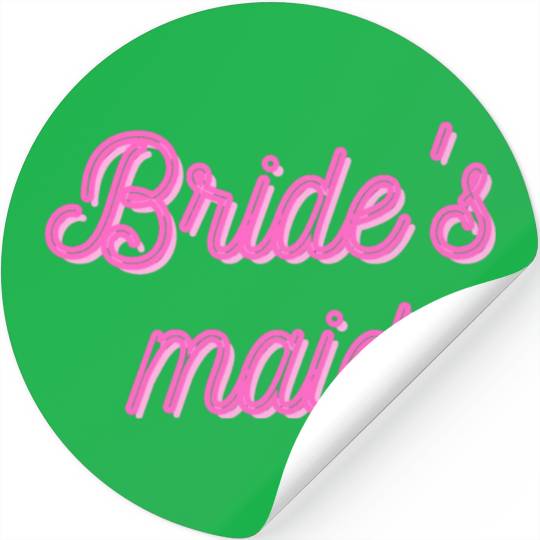 Bride's maid Stickers