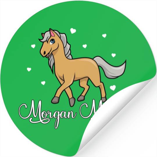 Horse Lover Morgan Mommy Stickers