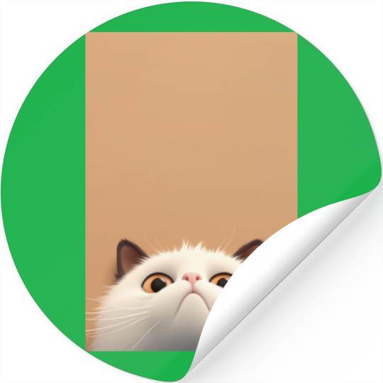 Cranky Whiskers - Adorable Grumpy Cat Stickers