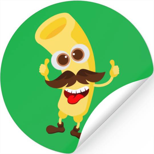 Funny Pasta Macaroni Stickers