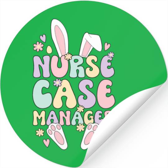 Nurse Case Ager Easter Bunny Case Aget Easter Stickers