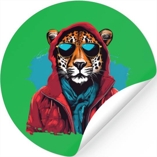 Street Style Cheetah | Cheetah Lovers Stickers