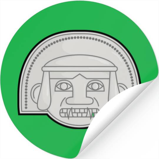 Colombian San Agustin Pre Columbus Indigenous Stickers