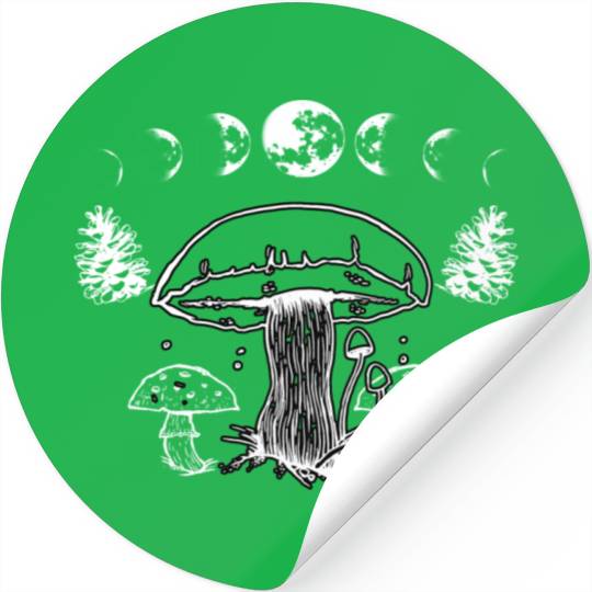 Mushroom Aesthetic Cute Fungi Lover Cottagecore Stickers