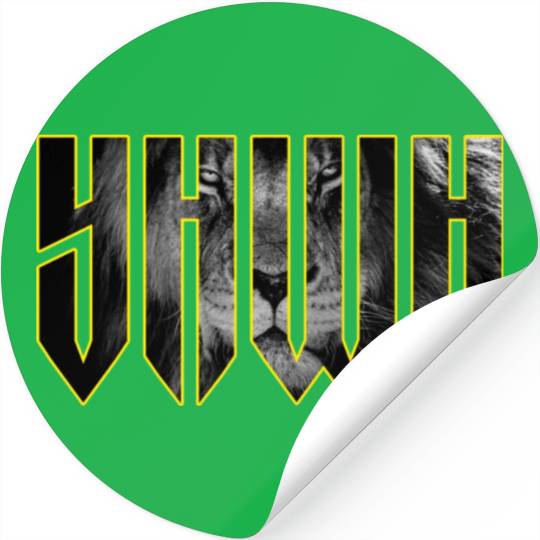 YHWH Yahweh Lion Christian Stickers