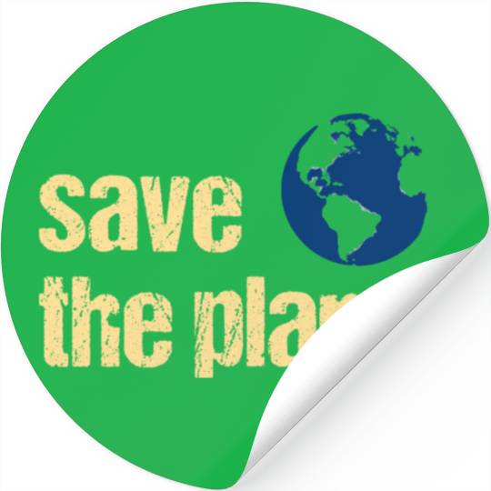 Save The Planet Stickers