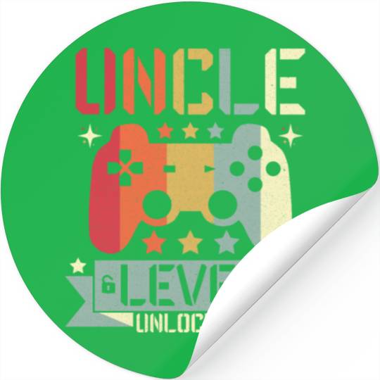 UNCLE LEVEL UNLOCKED Stickers