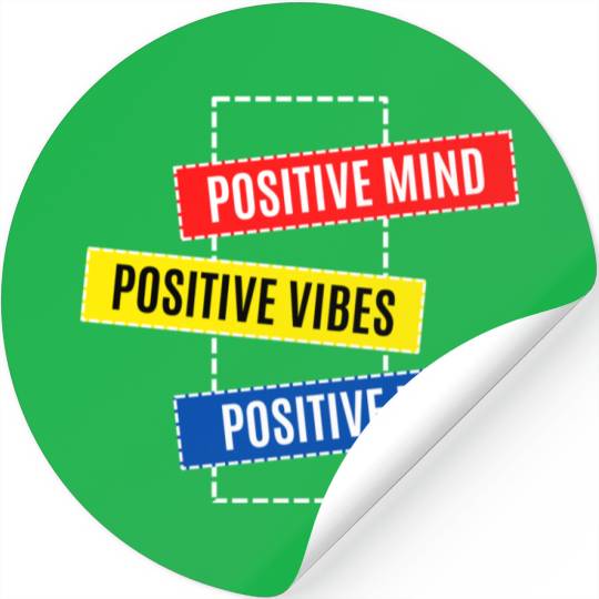 Be Positive Stickers