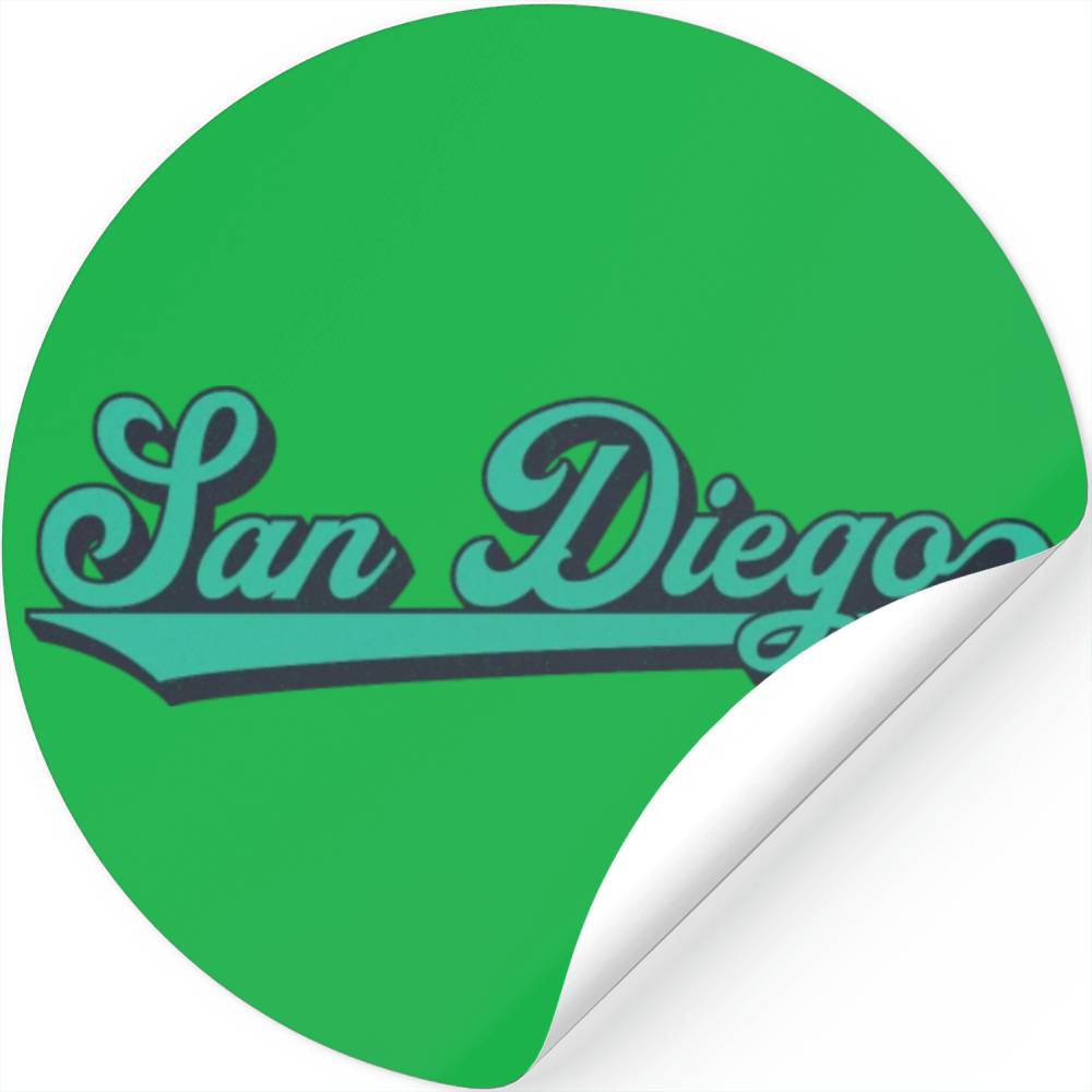 Retro San Diego Stickers
