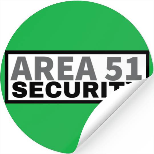 Area 51 Security Stickers
