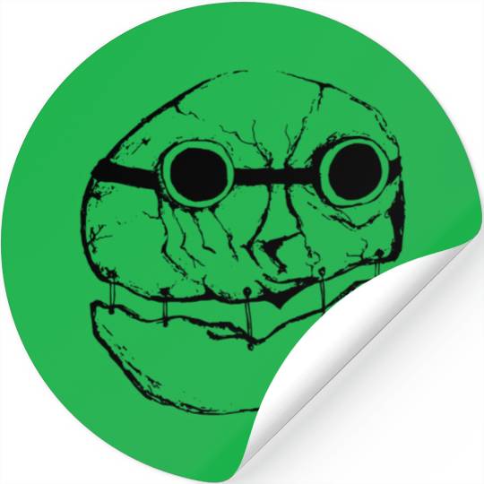 Lone Scavenger - Transparent Black Stickers