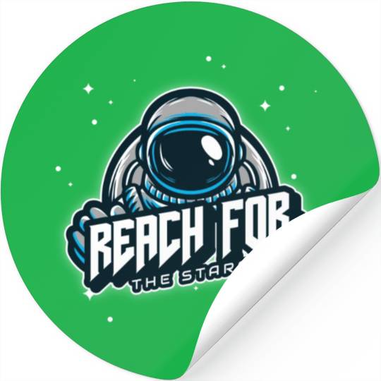 Reach for the Stars - astronomi Stickers