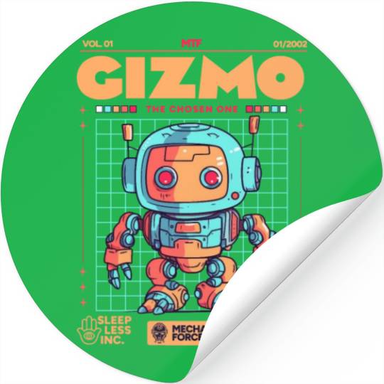 Gizmo Mecha Stickers