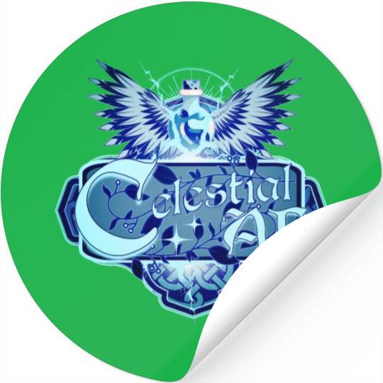 Celestial AF Healing Potion and Angel Wings Stickers
