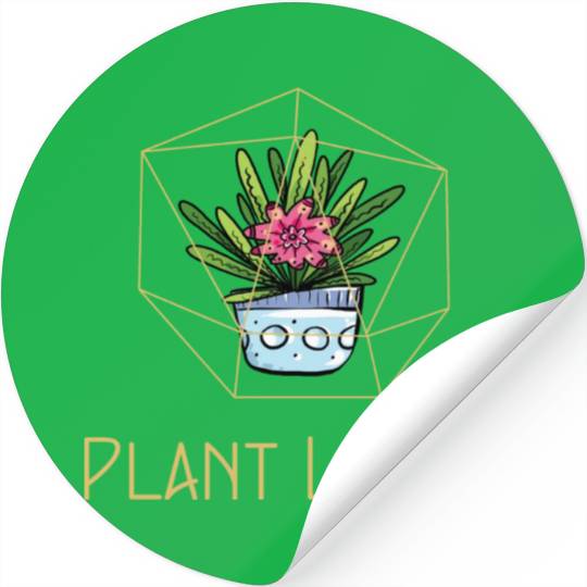 Plant Lover Fancy Houseplant Stickers