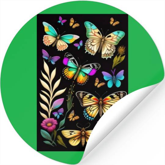 Vibrant Spectrum Stickers