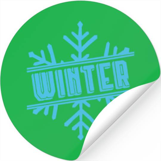 Winter Snowflakes Stickers