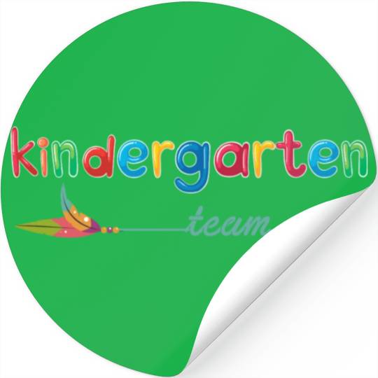 Kindergarten Teacher Team Stickers