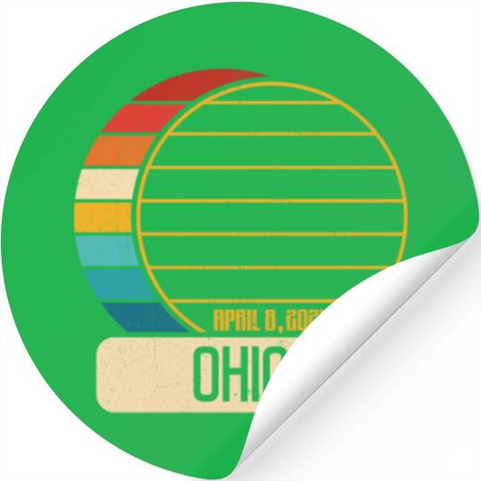 Total Solar Eclipse Ohio April 28 2024 Eclipse Stickers