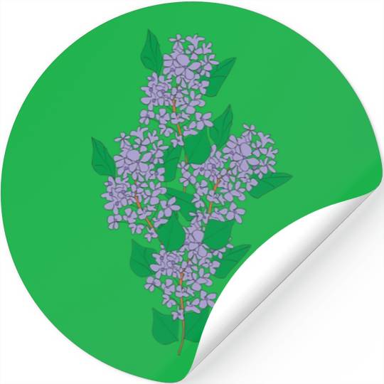 Lilac Flower T ShirtLilac Stickers by Alekvik