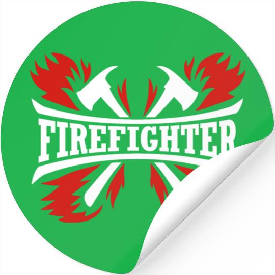 Fire Fighter Fireman Volunteer Rescue Firefighter Stickers
