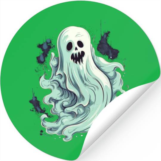 Eerie Halloween Ghoul, Spooky Season Delight 13 Stickers