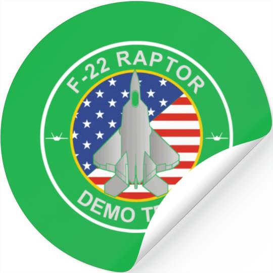 F 22 RaptorDemo Team Stickers