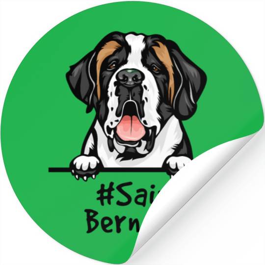 Saint Bernard Decor Print Dog St Bernard Stickers