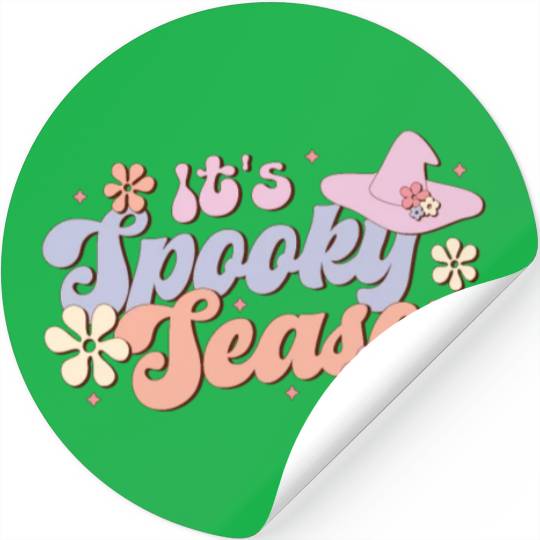 It's Spooky Season, Happy Halloween Day Stickers
