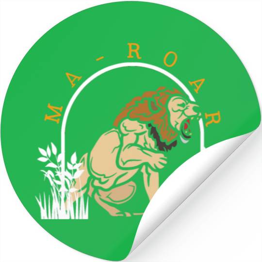 Passover Maror Stickers, Ma-Roar Lion Of Judah