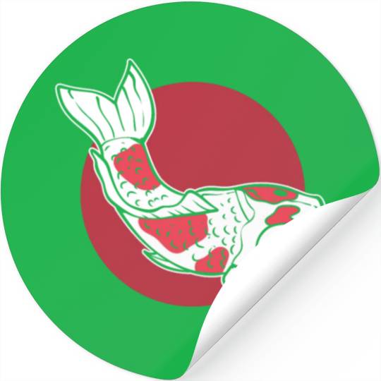 Japanese Koi Fish Koi Fish Keeper Stickers