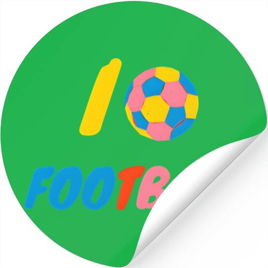 I love football , sport lover Stickers