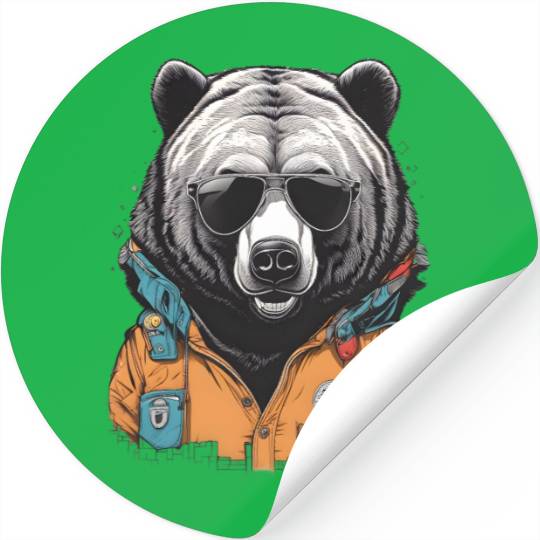 Bitcoin bear Stickers