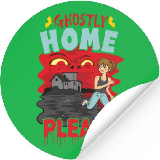 Horror Paranormal Haunted House Spooky Halloween Stickers
