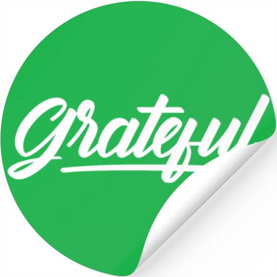 Grateful Love Jesus Christian Christmas Stickers