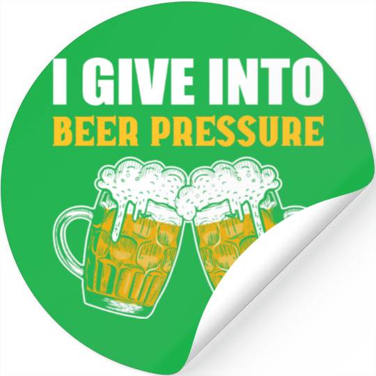 Beer Pressure Barkeeper and Bartender Gift Stickers