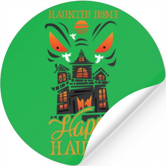 Horror Paranormal Haunted House Spooky Halloween Stickers