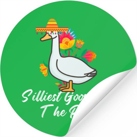 Silliest Goose at the pub cinco de mayo Stickers