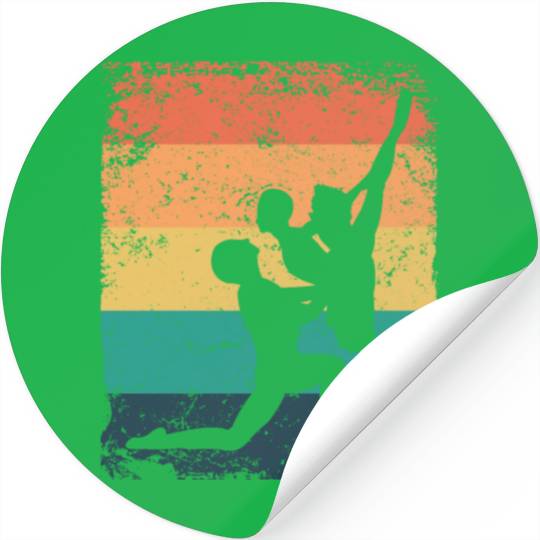 Ballet Dance Couple Vintage Ballerina Stickers