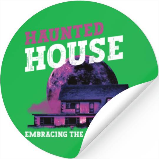 Horror Paranormal Haunted House Spooky Halloween Stickers