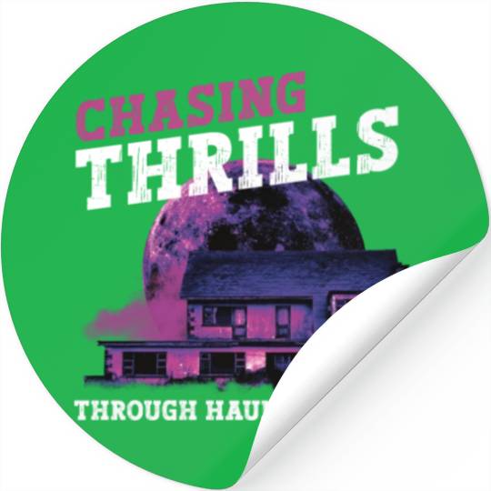 Horror Paranormal Haunted House Spooky Halloween Stickers