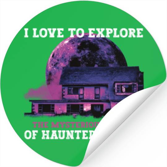 Horror Paranormal Haunted House Spooky Halloween Stickers